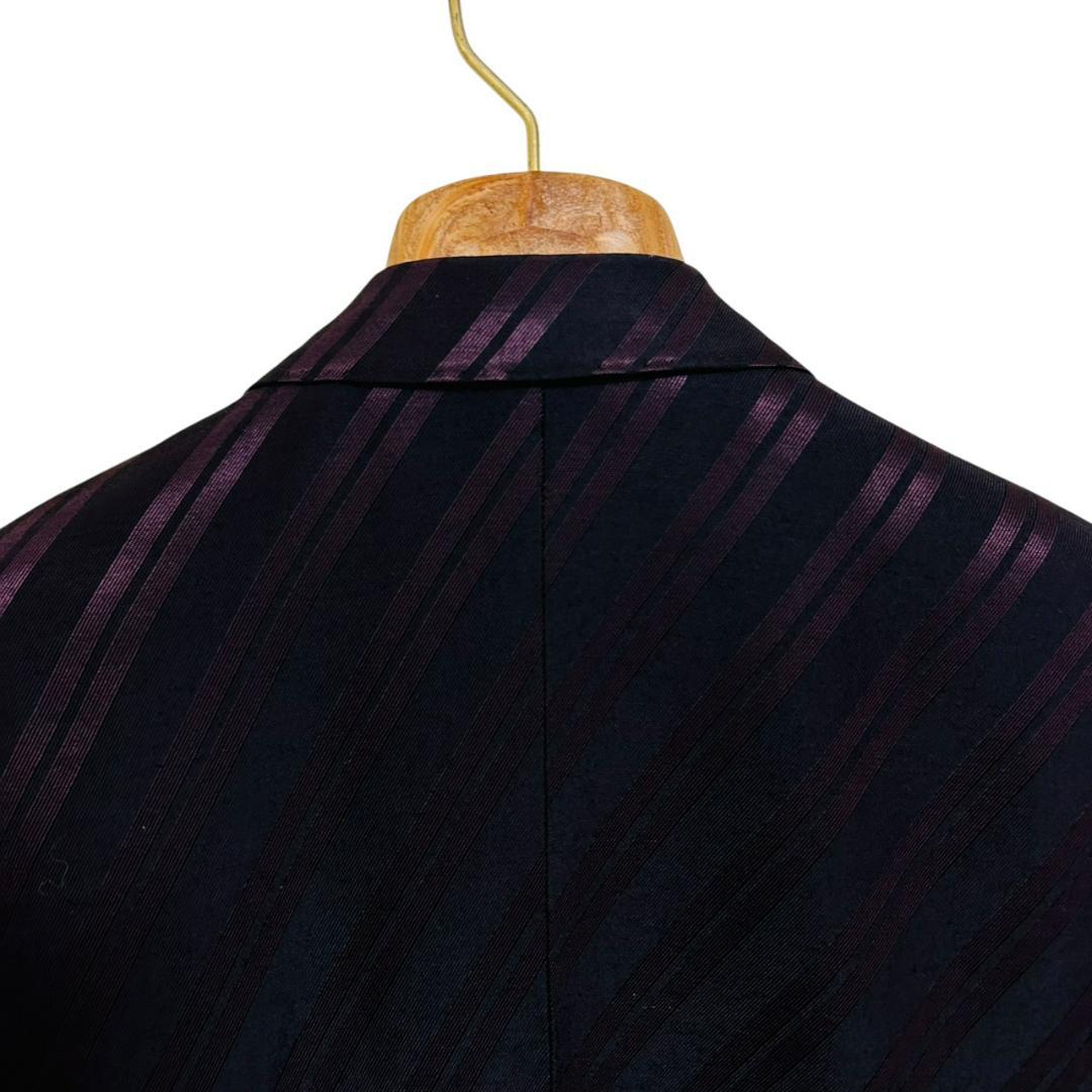 美品 d.k.f ドン小西 デザインジャケット 44 赤 シルバー 派手 モード