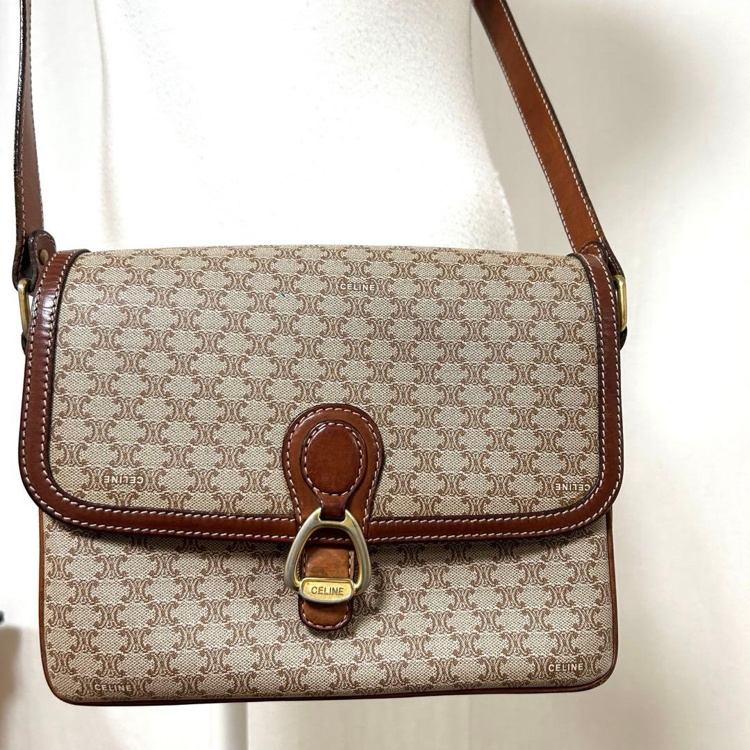 り*も様 オールドセリーヌ　ショルダーバッグ