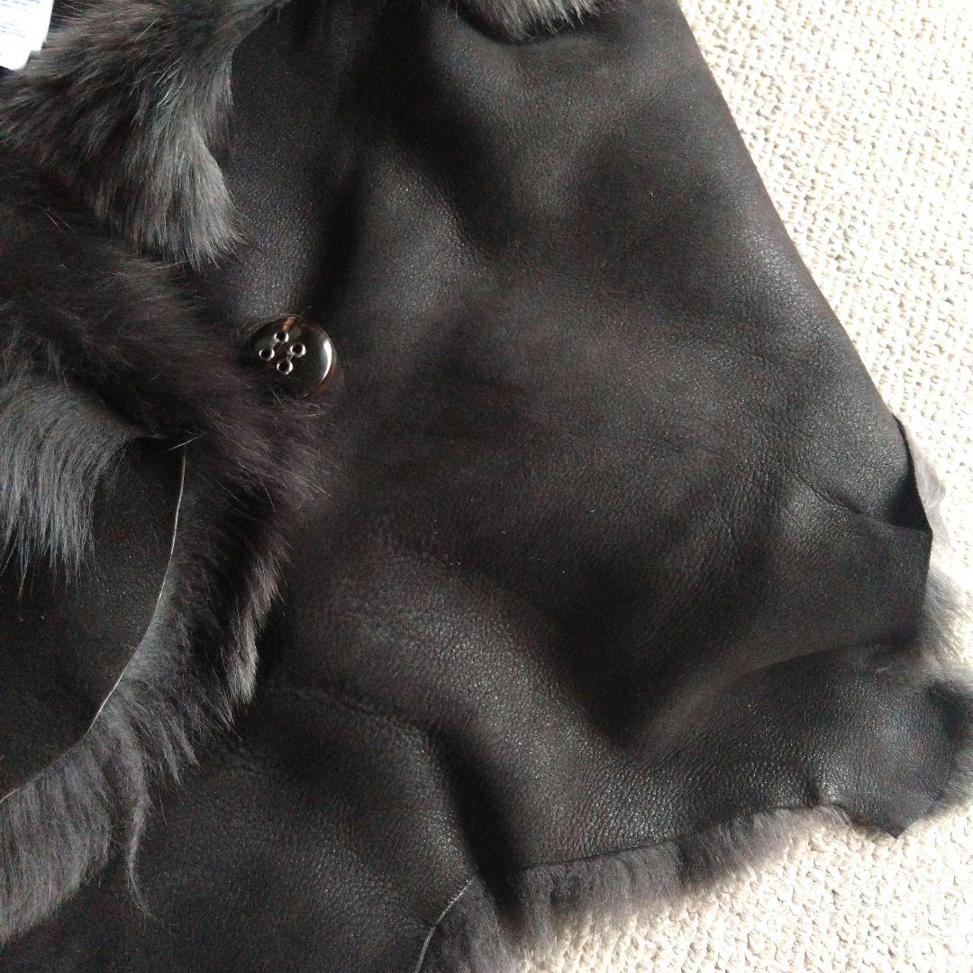 ★超美品★KARL DONOGHUE ファーショール　ブラウン