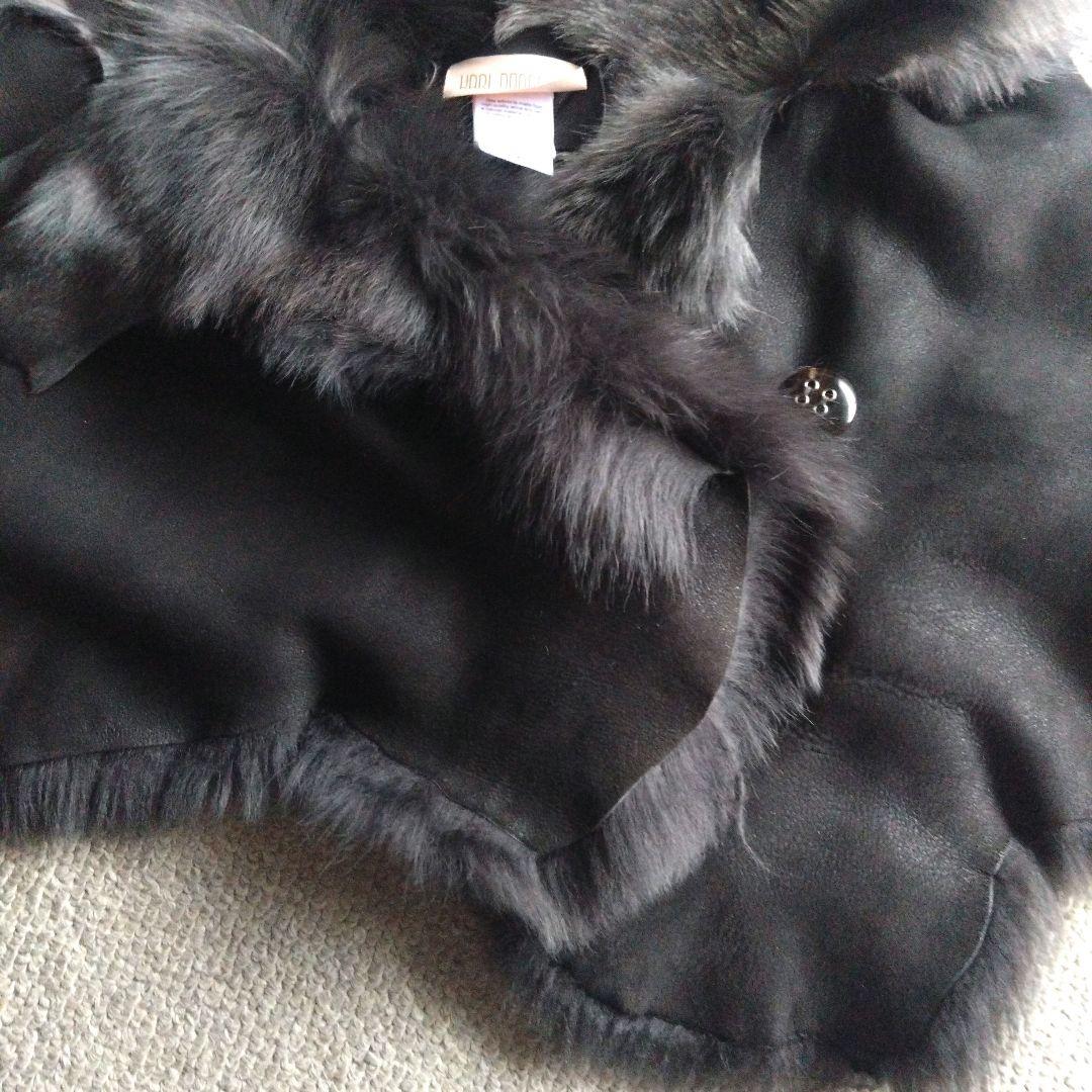 ★超美品★KARL DONOGHUE ファーショール　ブラウン