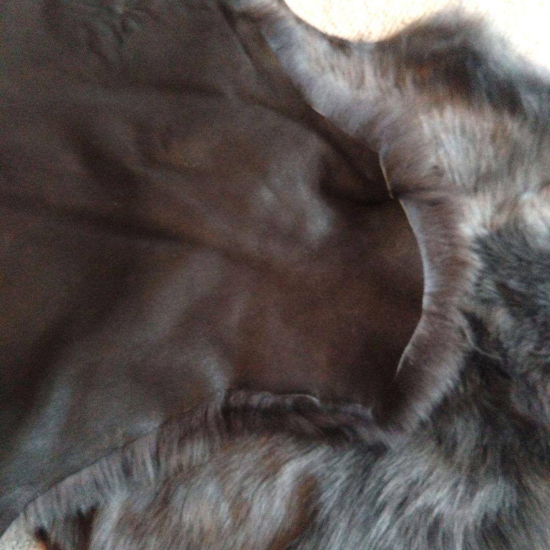 ★超美品★KARL DONOGHUE ファーショール　ブラウン