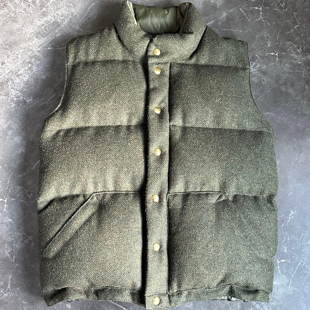 ジャケット・アウター Crescent Down Works Tweed Down Vest