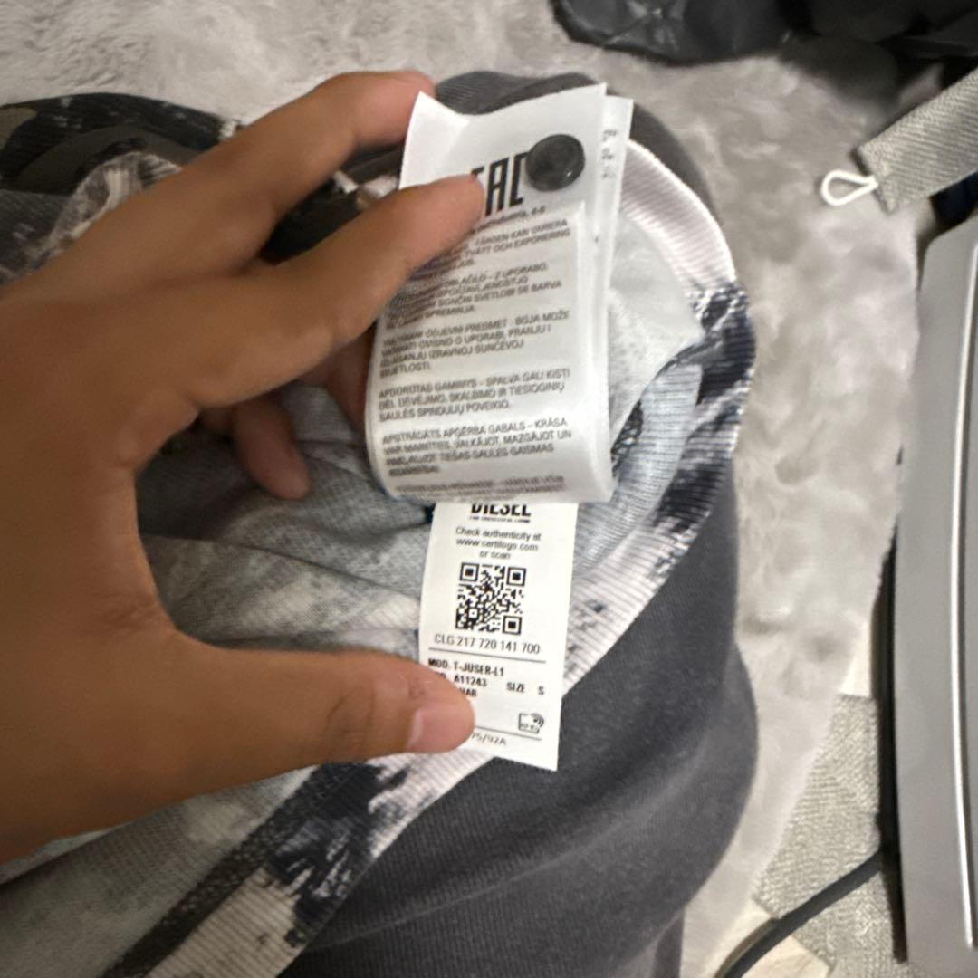 DIESEL グラフィックプリント 長袖カットソー