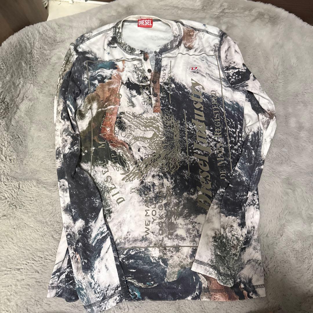 DIESEL グラフィックプリント 長袖カットソー