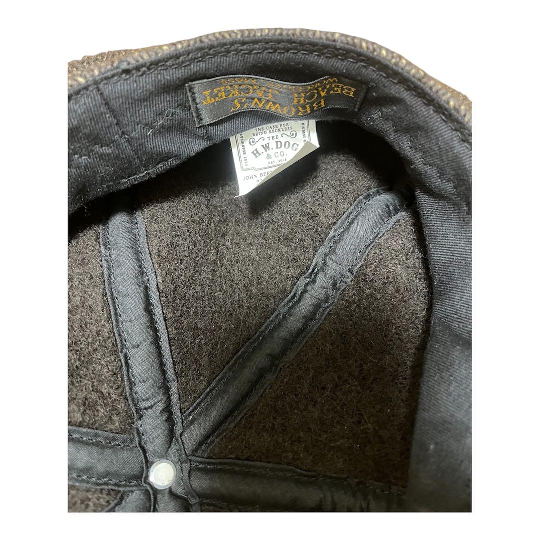 Browns BEACH×THE H.W DOG&CO HUNTING CAP