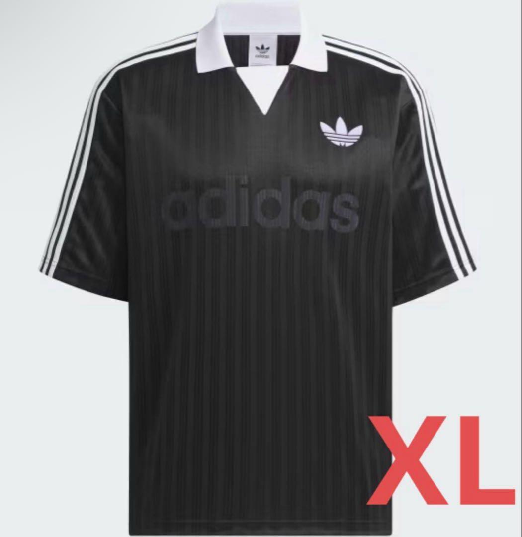 adidas 襟付き襟付きゴーリートップ　ブラック