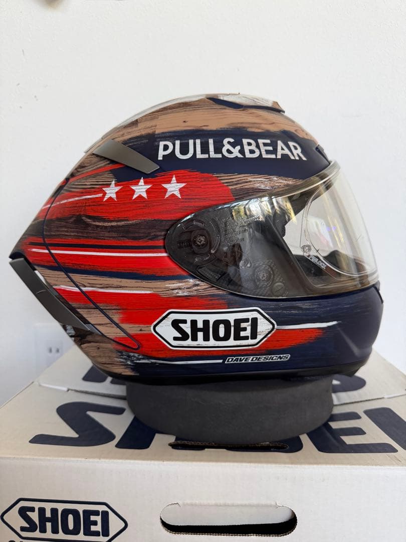 中古美品shoei x 14 MARQUEZ AMERICA Lサイズ