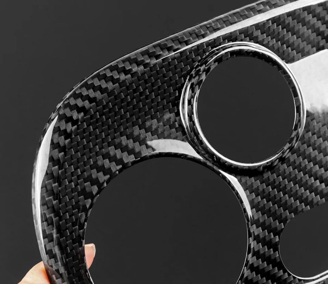 アバルト フィアット エアコン カーボン カバー