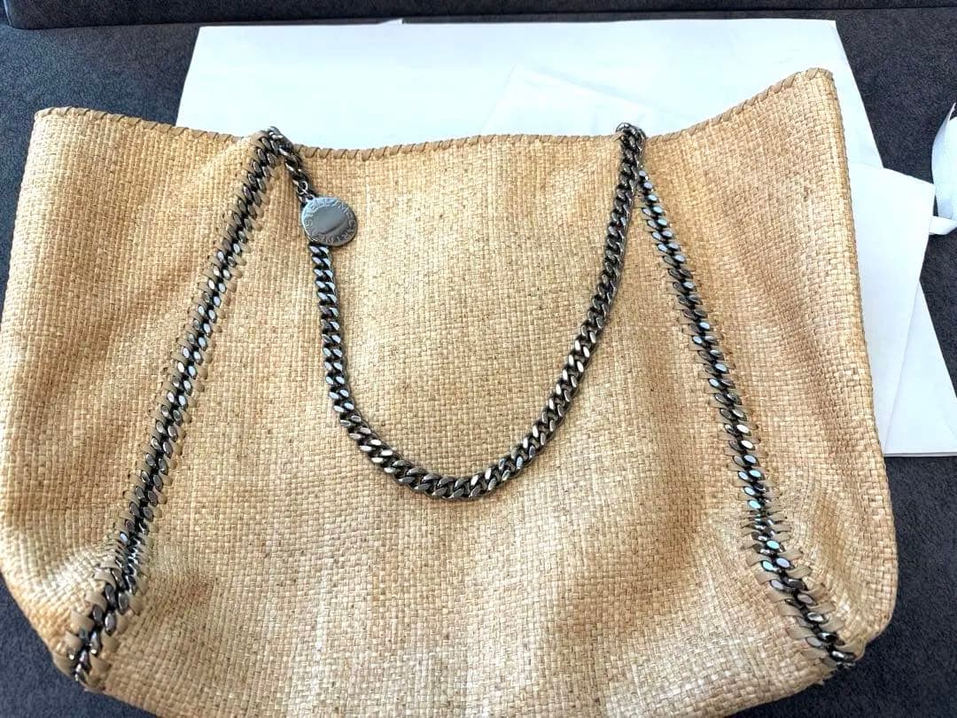STELLA McCARTNEY ファラベラ ラフィアトート