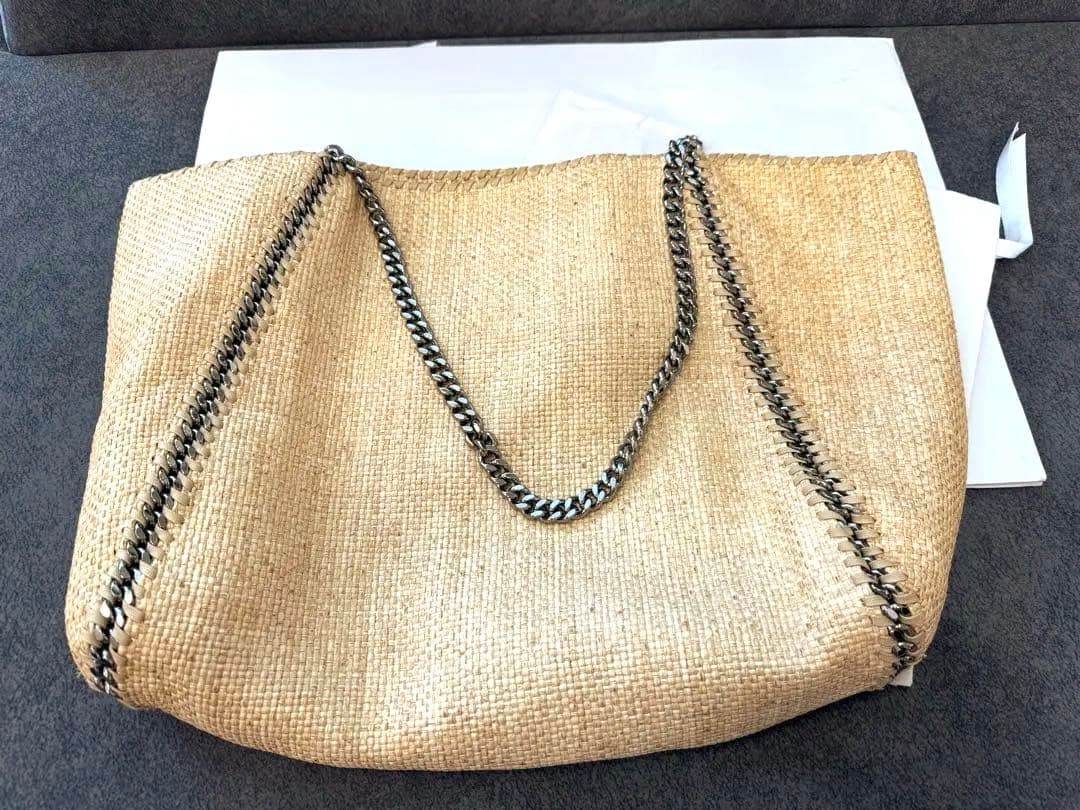 STELLA McCARTNEY ファラベラ ラフィアトート