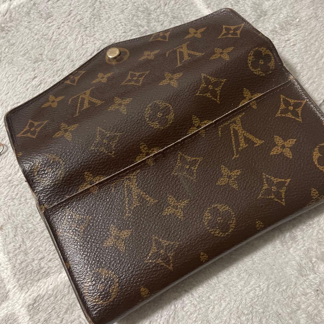 Louis Vuitton モノグラム 長財布　少し訳あり