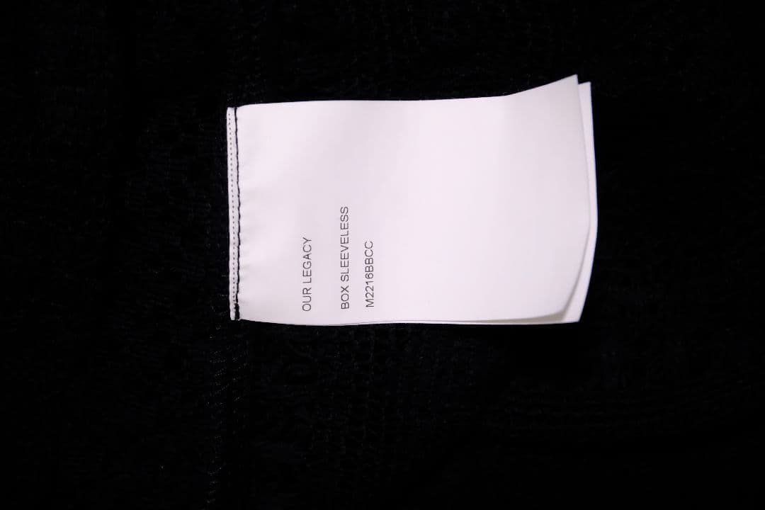 トップス Our Legacy BOX SLEEVELESS Cotton Crochet