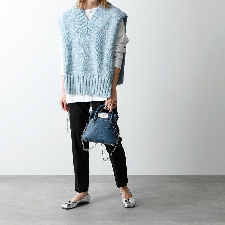 Maison Margiela│「タビ」ブロークンミラー バレエシューズ 40