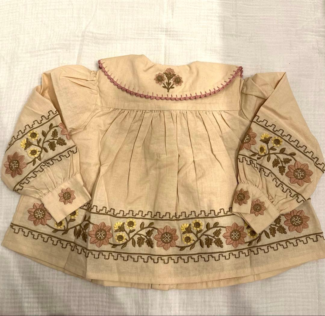 【新品】Apolina アポリナ 刺繍ブラウス 3-5y blouse