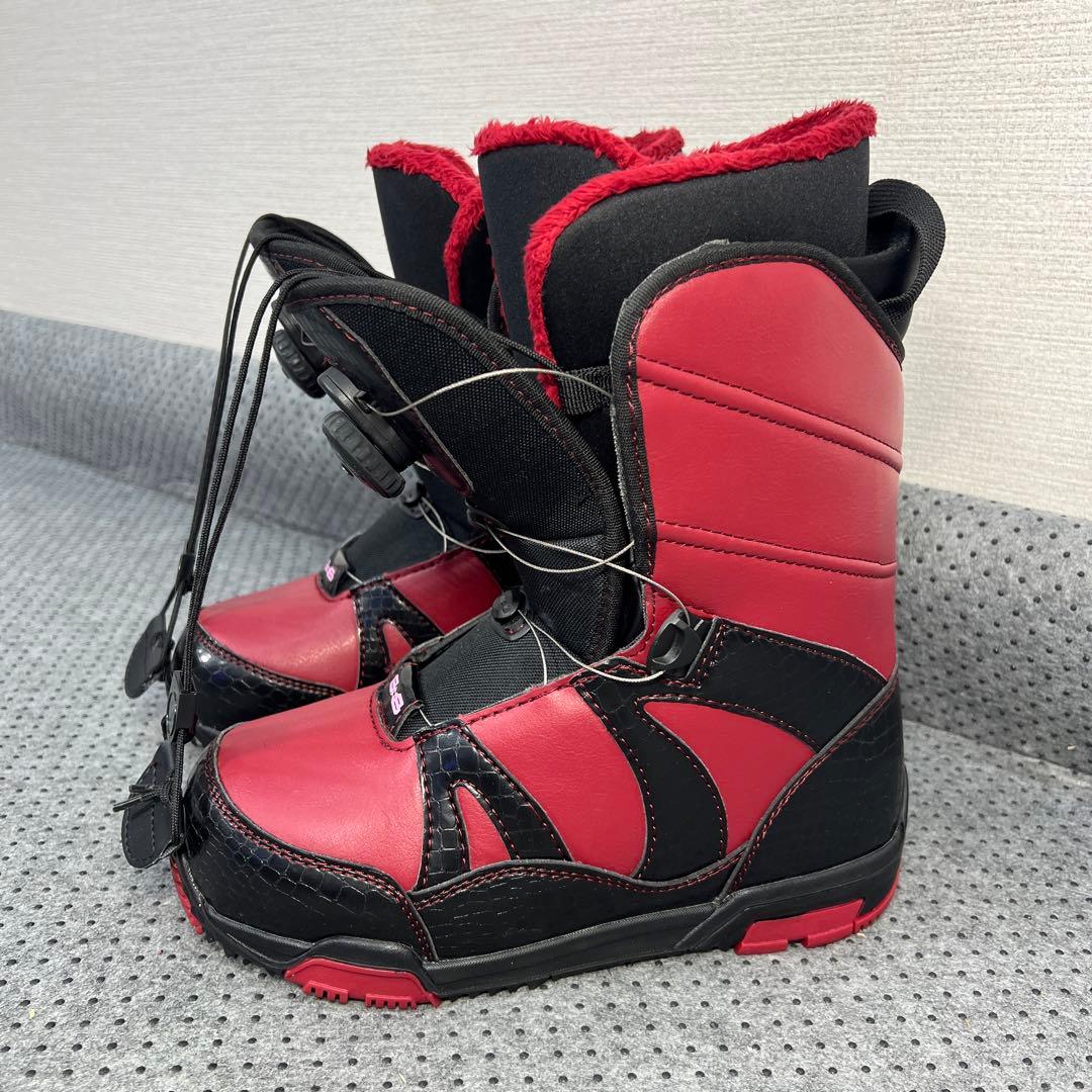 1回使用 美品 24cm BxB レディース ダイヤル スノーボードブーツ