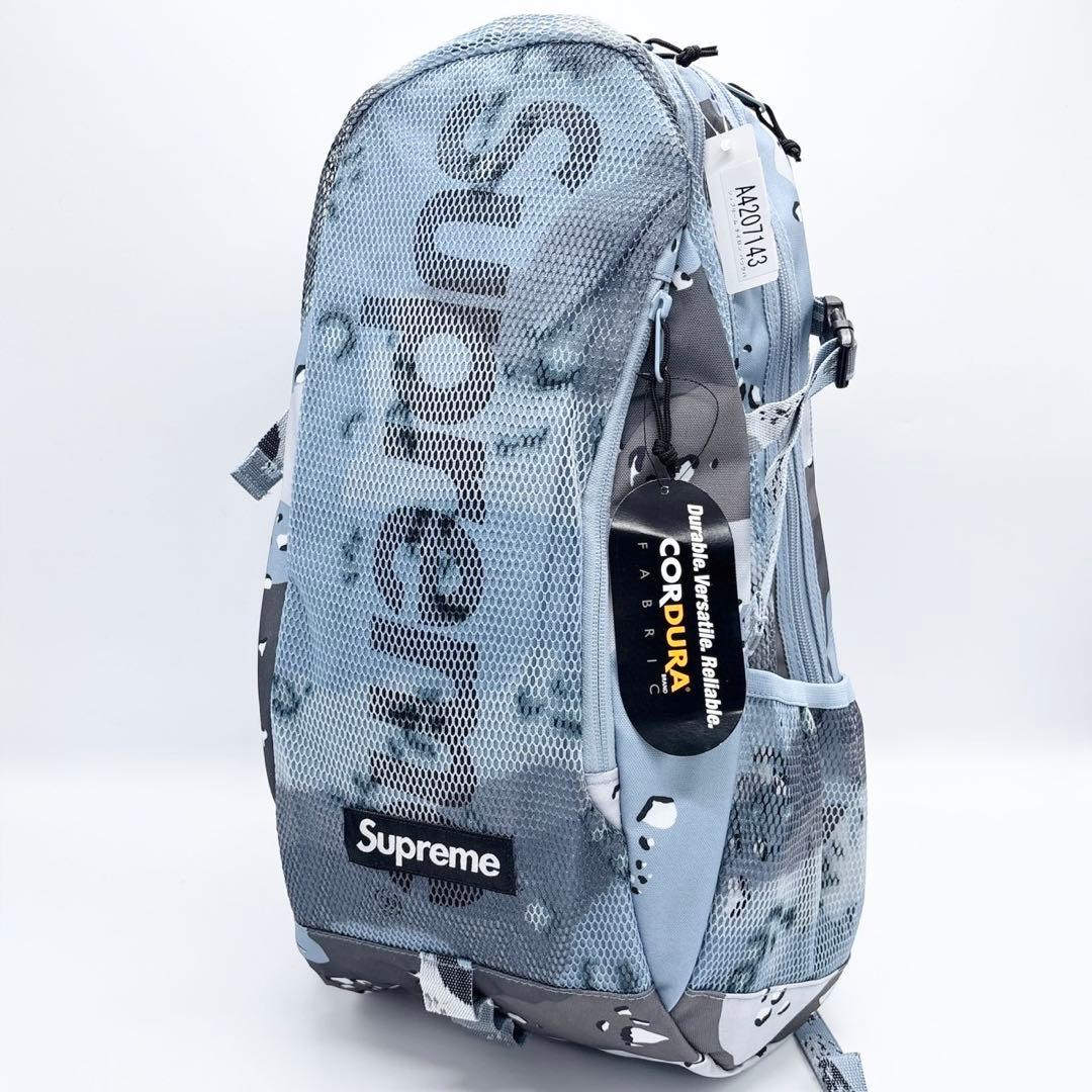 【新品タグ付き】Supreme リュック カモフラ　迷彩柄 メッシュ