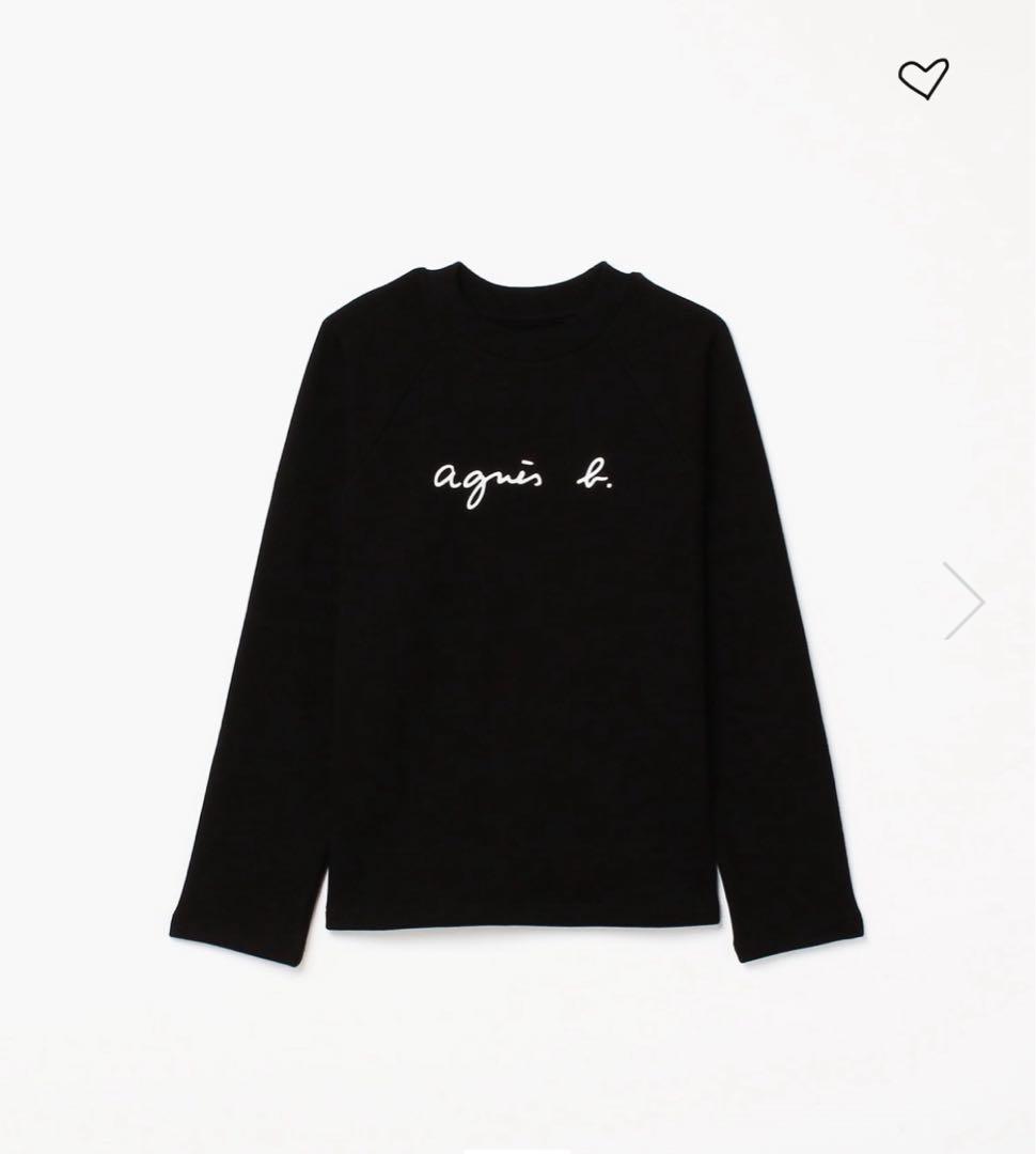 【新品未使用】agnès b. 長袖スウェット ブラック レディース Lサイズ