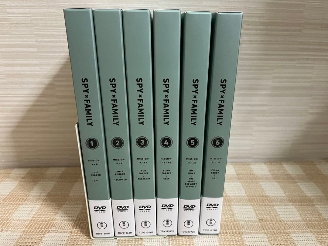 SPY×FAMILY スパイファミリー　初回全6巻セット DVD