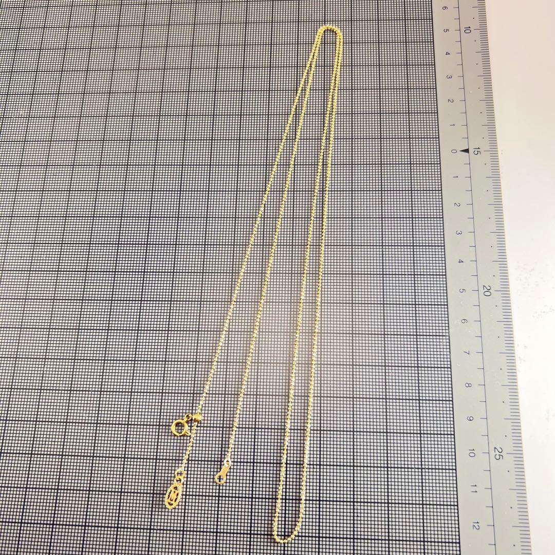 MIZUKI ミズキロングネックレス　チェーン　K14