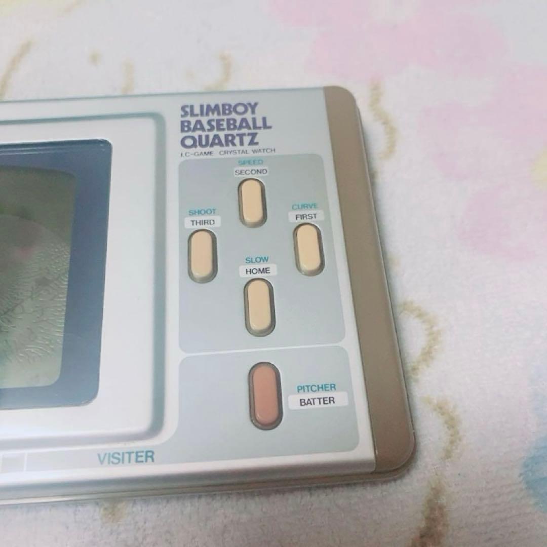 【ジャンク品】TOMY SLIMBOY BASEBALL QUARTZ ゲーム機