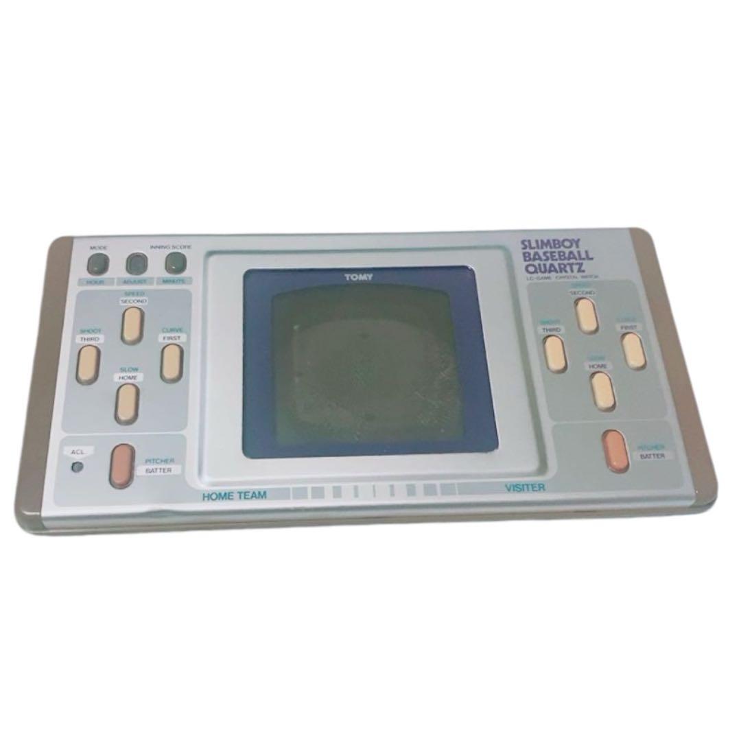 【ジャンク品】TOMY SLIMBOY BASEBALL QUARTZ ゲーム機