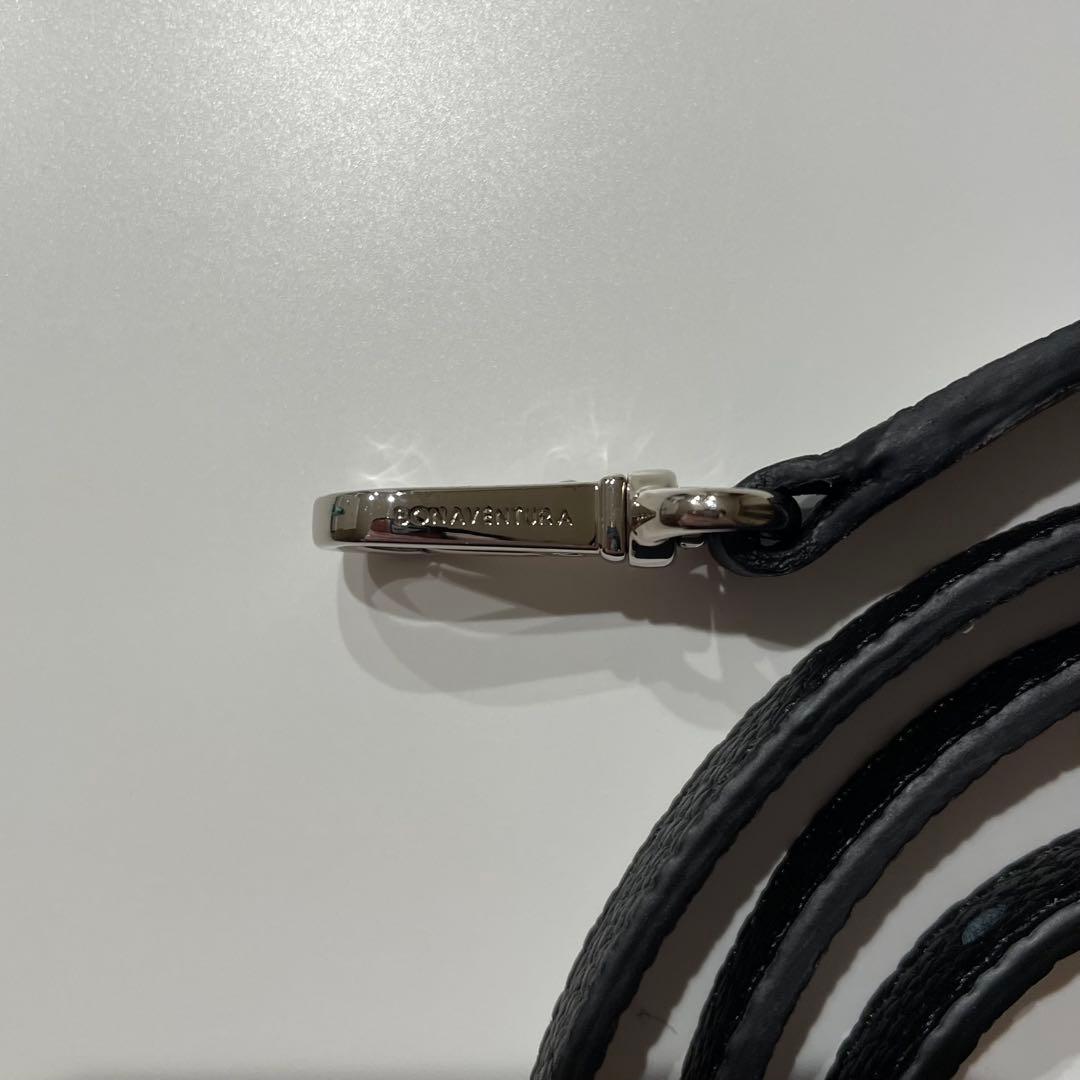 BONAVENTURA アジャスタブル ストラップ(ブラック×エトープ)未使用品