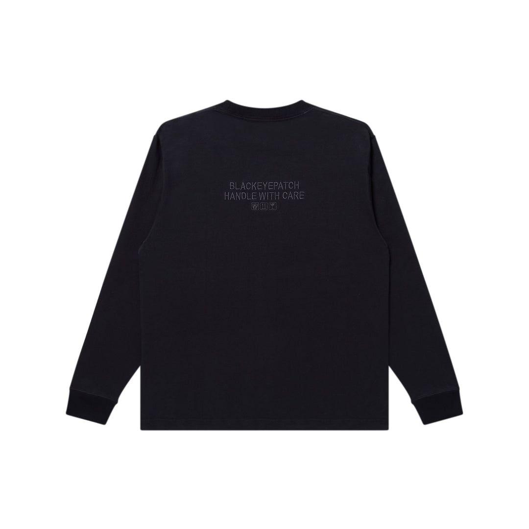 BLACKEYEPACTH l/s BLACK ブラック 黒 新品 M 取扱注意