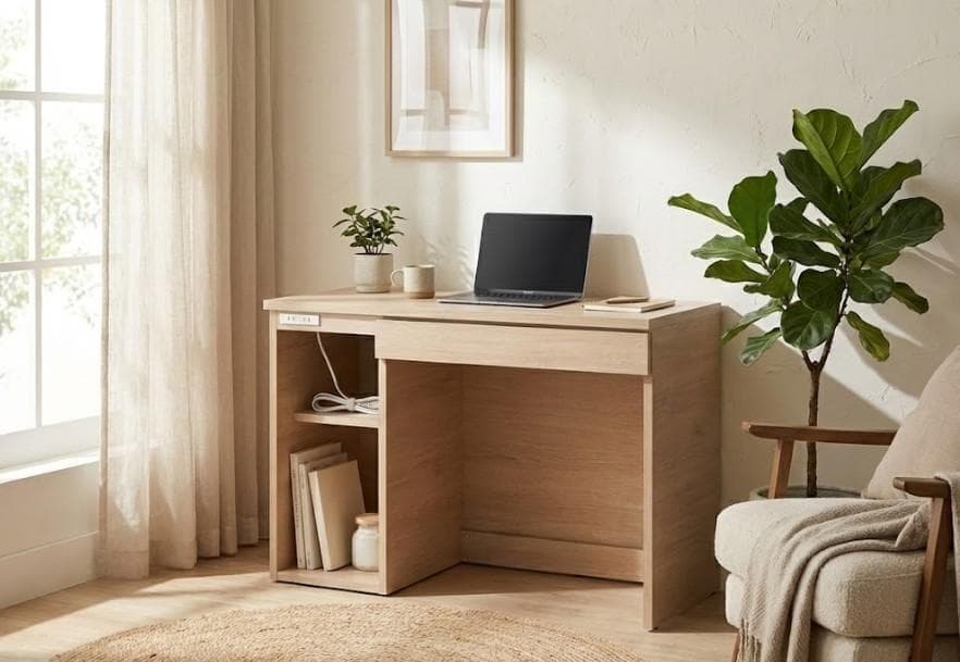 おたんこなーす　【新品未使用】ナチュラルデザインデスク3点