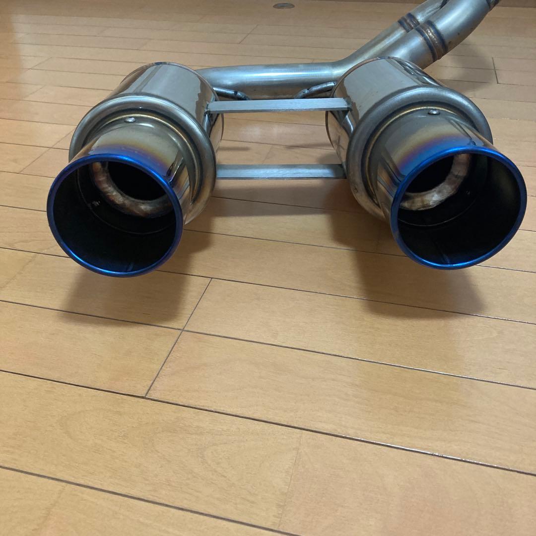 ロッソモデロTi-C マフラー　L880K コペン　チタンテール　ブルー