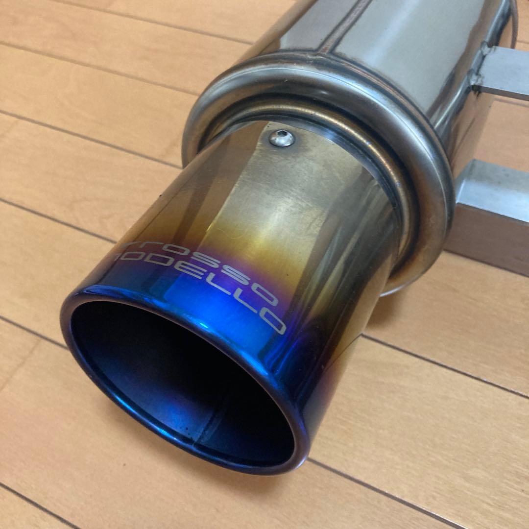 ロッソモデロTi-C マフラー　L880K コペン　チタンテール　ブルー