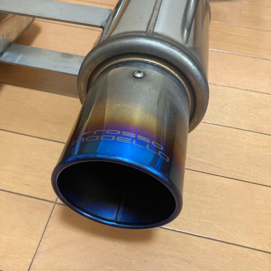 ロッソモデロTi-C マフラー　L880K コペン　チタンテール　ブルー
