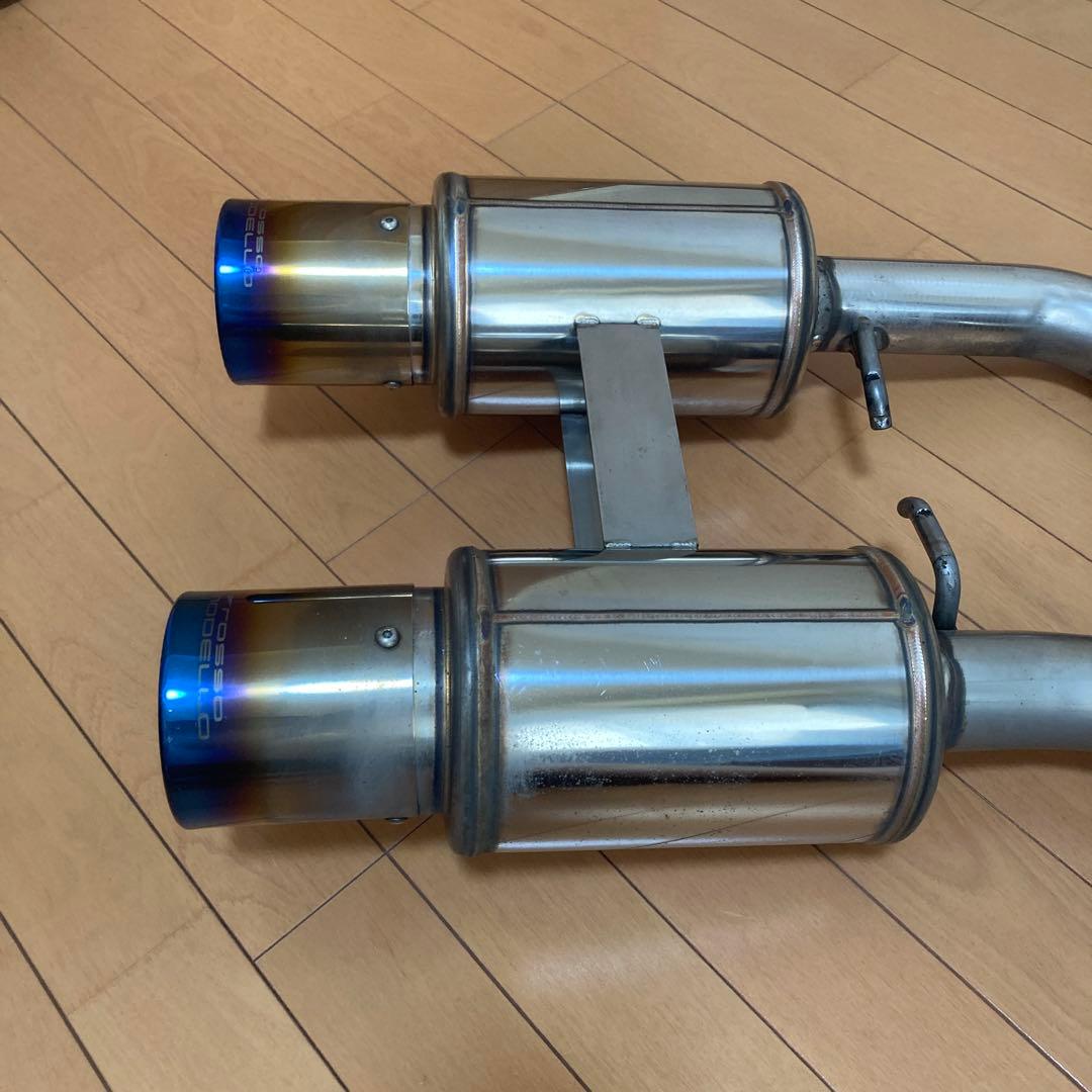 ロッソモデロTi-C マフラー　L880K コペン　チタンテール　ブルー