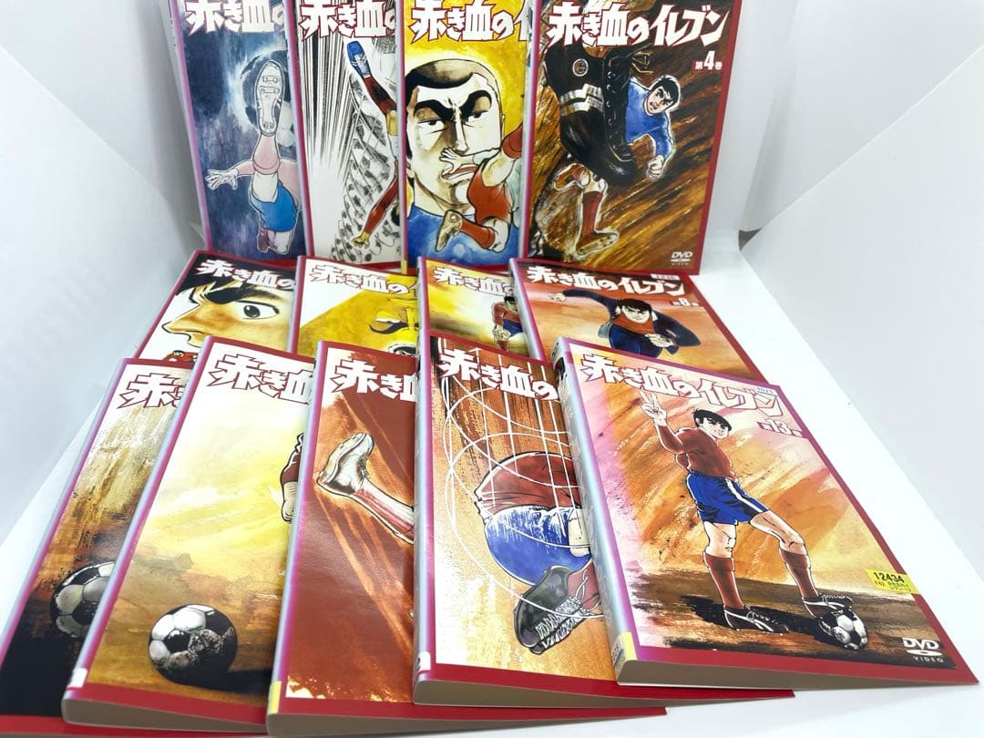 赤き血のイレブン　全13巻レンタルアップDVD