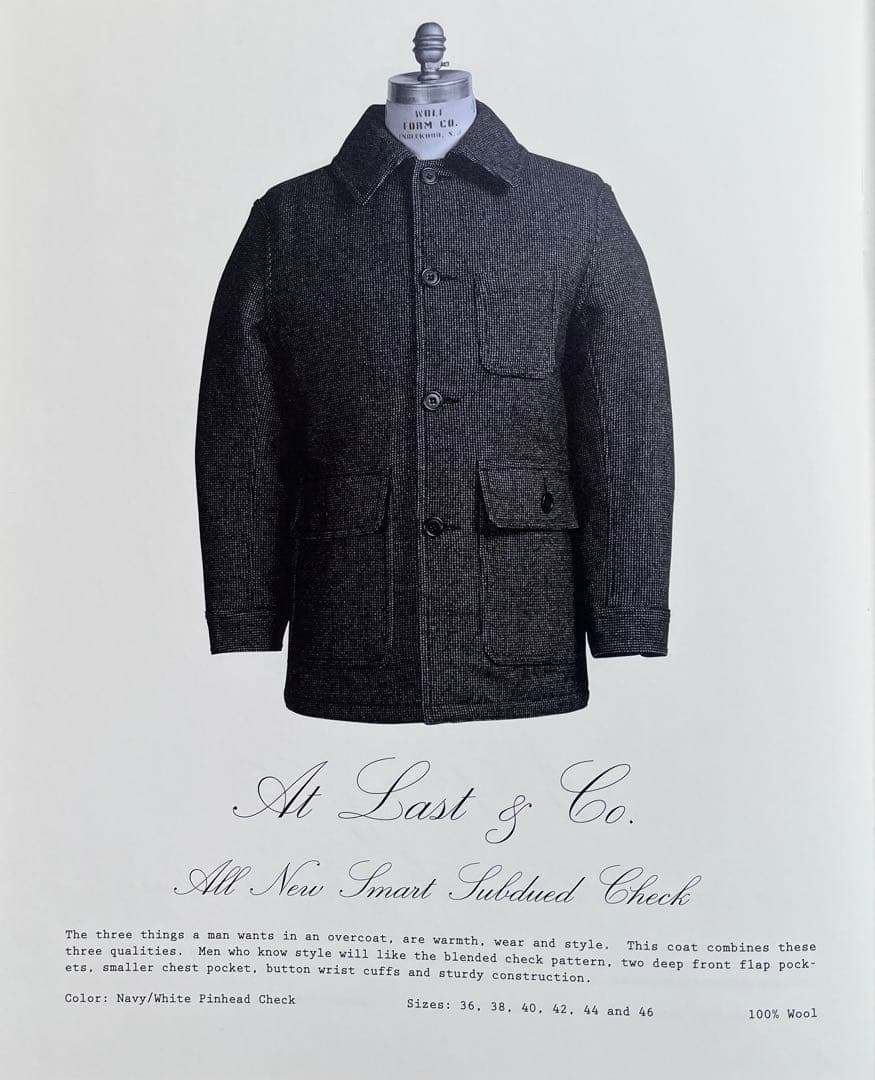 k*z様 atlast&co WOOL OVERCOAT