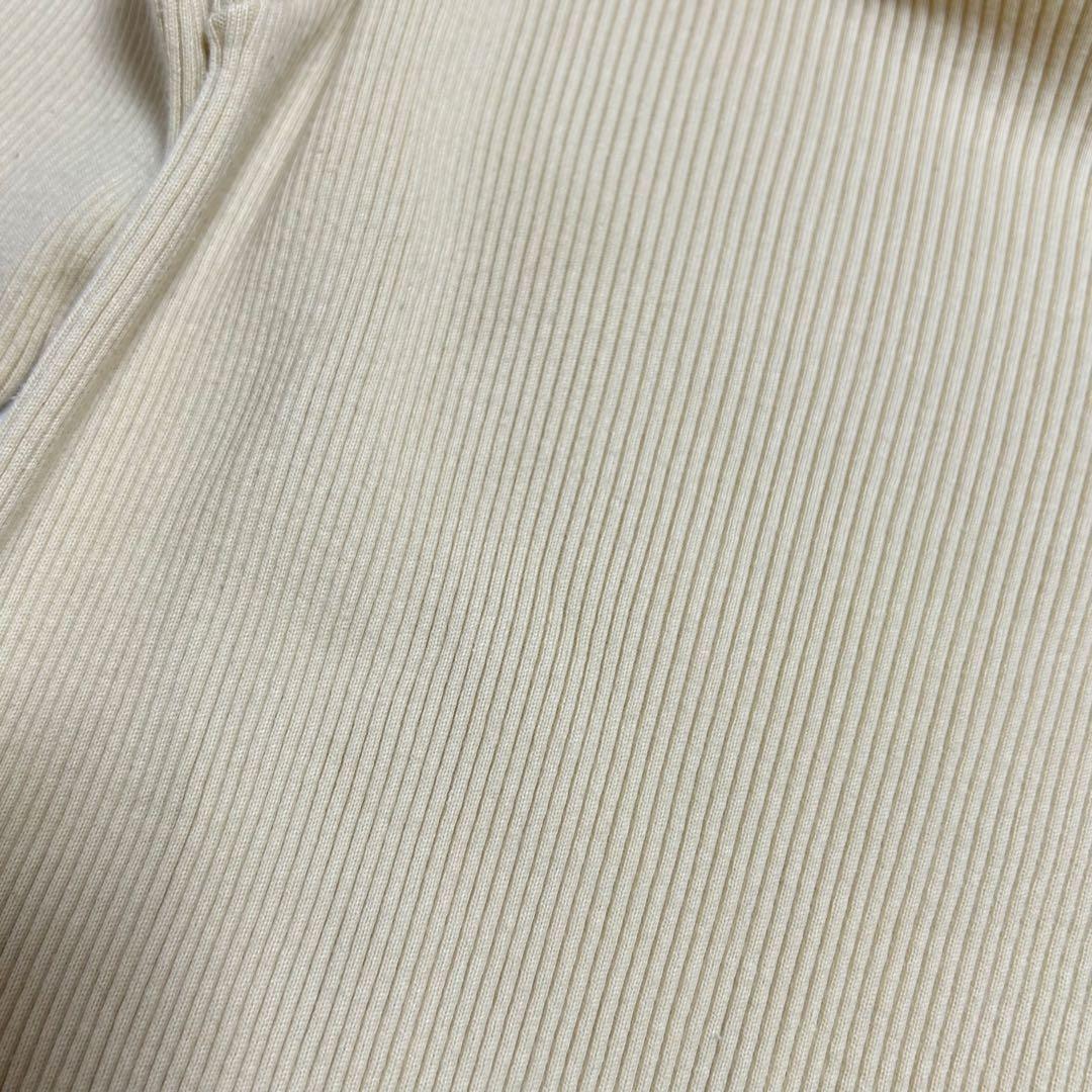 AURALEE x ロンハーマン ギザボートネック プルオーバーリブカットソー0