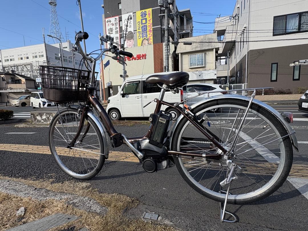 中古24インチYAMAHA電動アシスト自転車　8.7Ah 大阪　040番