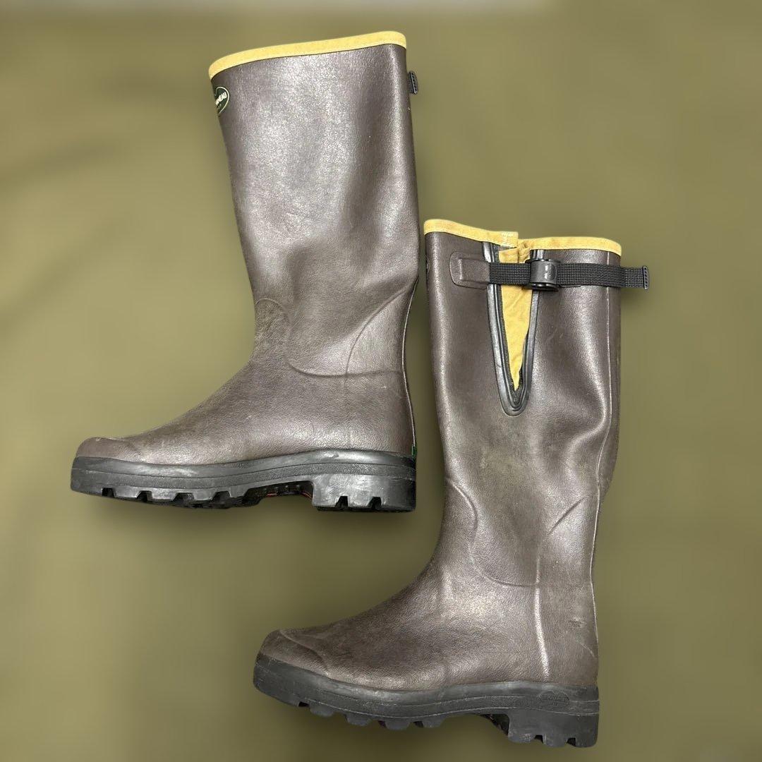 LE CHAMEAU FILSON 防水長靴 ダークブラウン