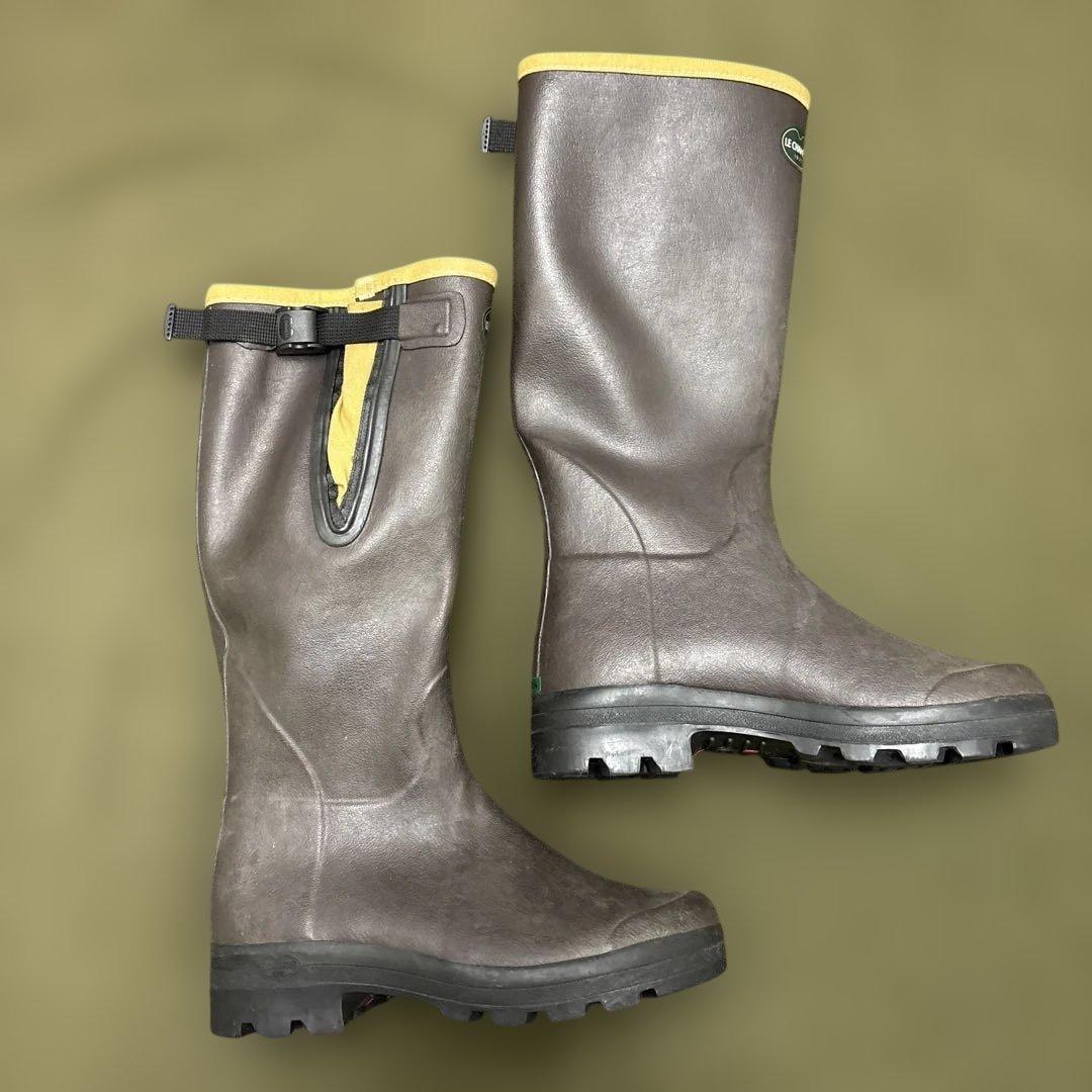 LE CHAMEAU FILSON 防水長靴 ダークブラウン