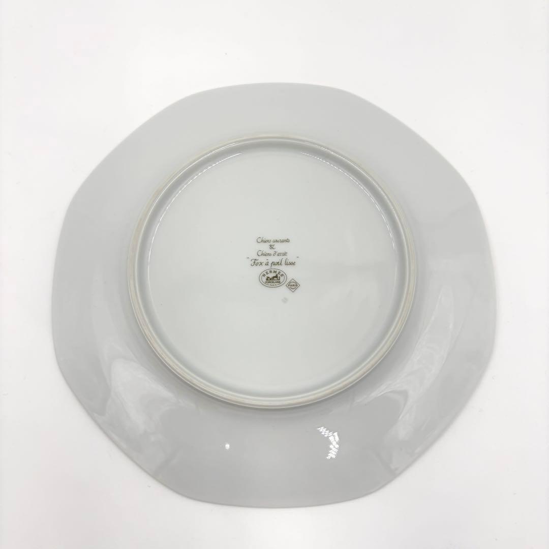 未使用　希少　廃盤品　エルメス　八角プレート　犬シリーズ　フォックステリア