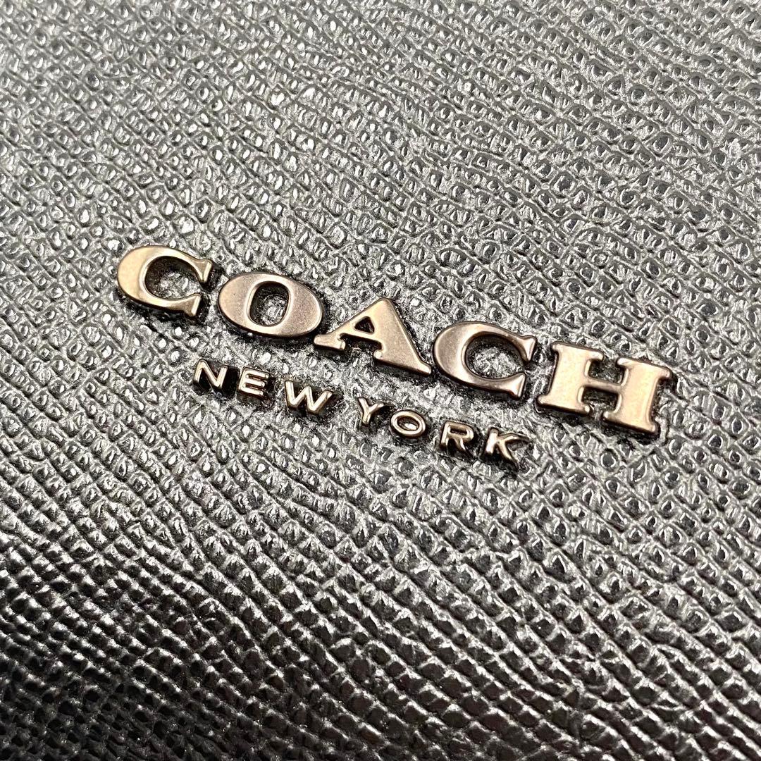 新品 コーチ COACH リュック バッグパック レザー A4 黒