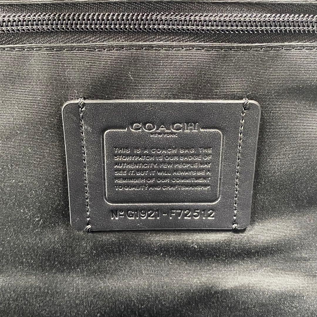 新品 コーチ COACH リュック バッグパック レザー A4 黒