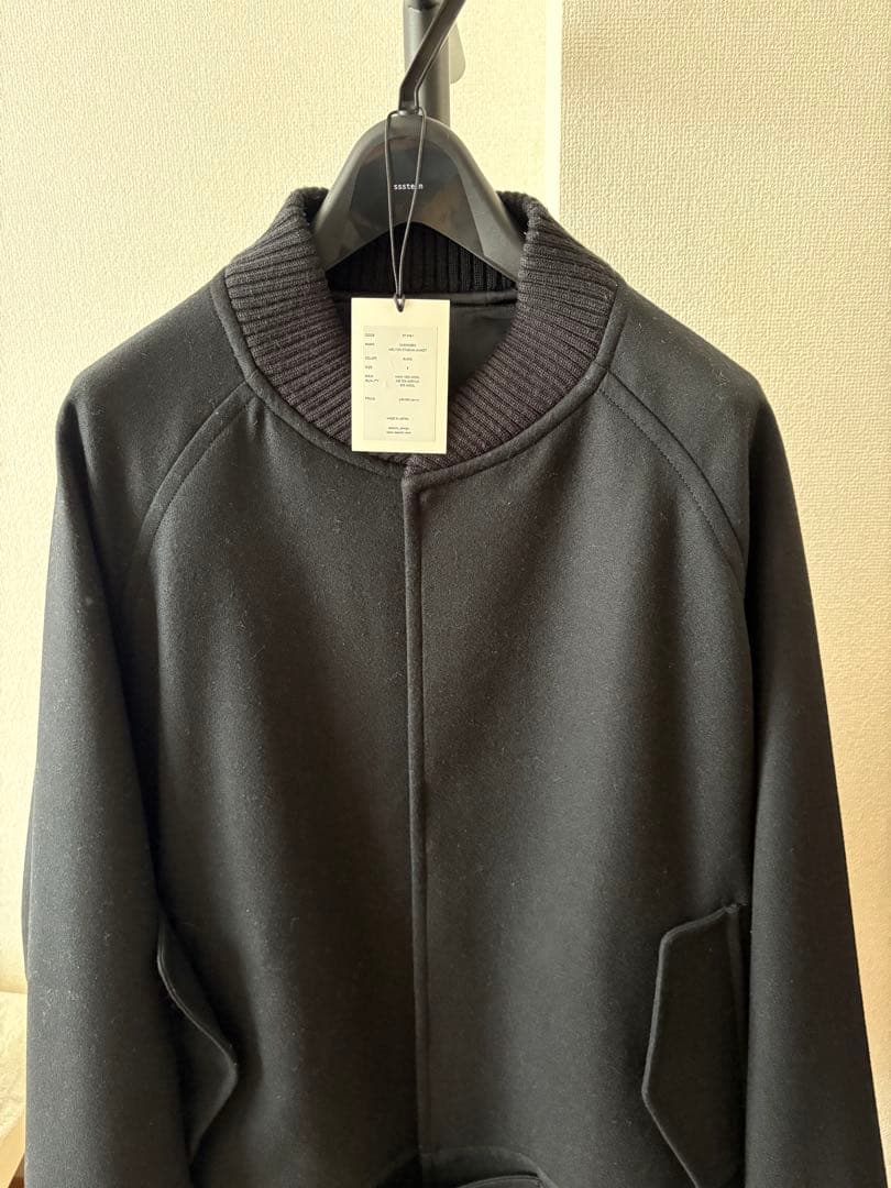 ジャケット・アウター ssstein OVERSIZED MELTON STUDIUM JACKET