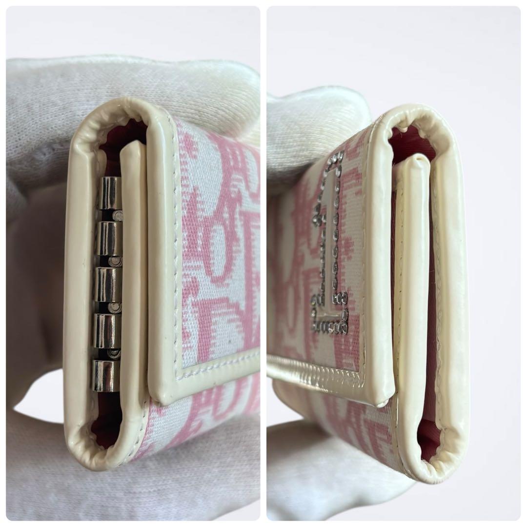 奇跡の美コンディション◎Dior キーケース トロッター ピンク No.1 希少