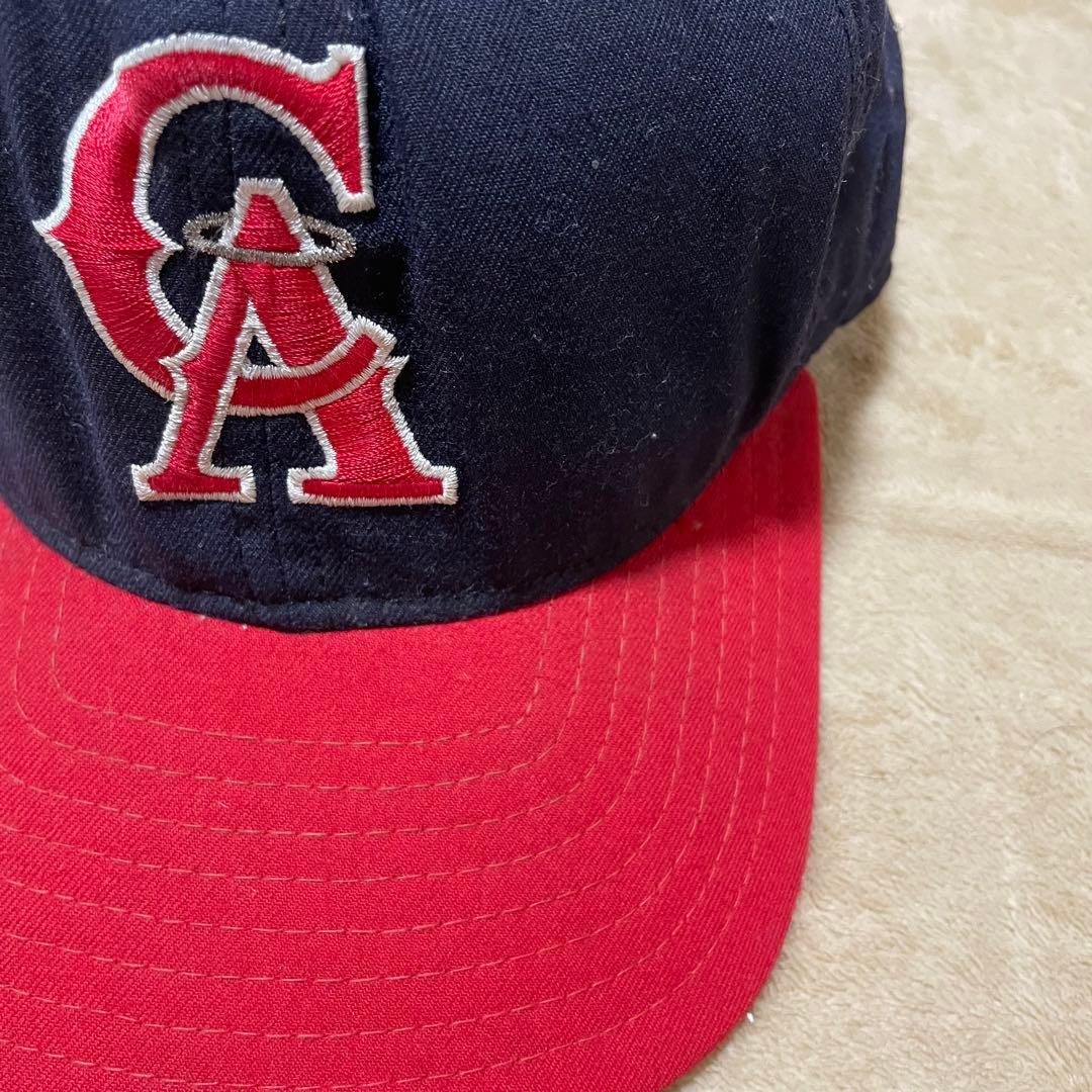 80s USA製 new era MLB カリフォルニア・エンジェルス キャップ
