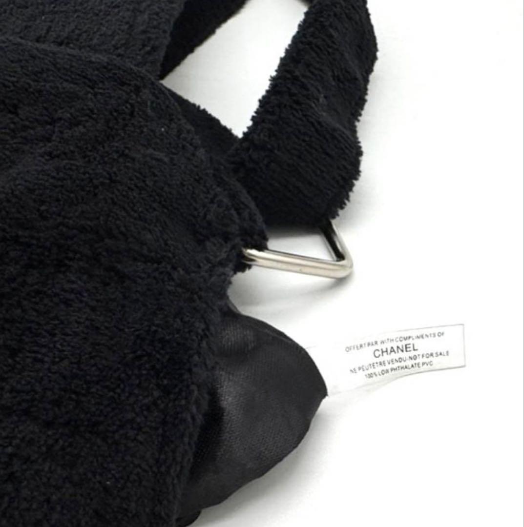 シャネル　ノベルティ　ショルダーバッグ 非売品　ブラック　パイル　バッグ
