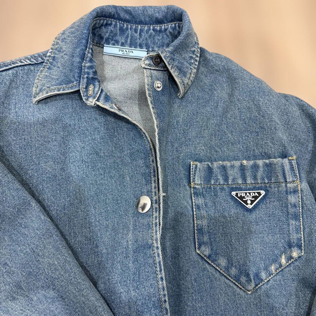 プラダ　PRADA オーバーデニムジャケット
