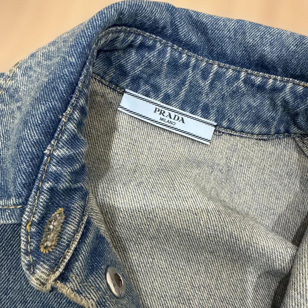 プラダ　PRADA オーバーデニムジャケット