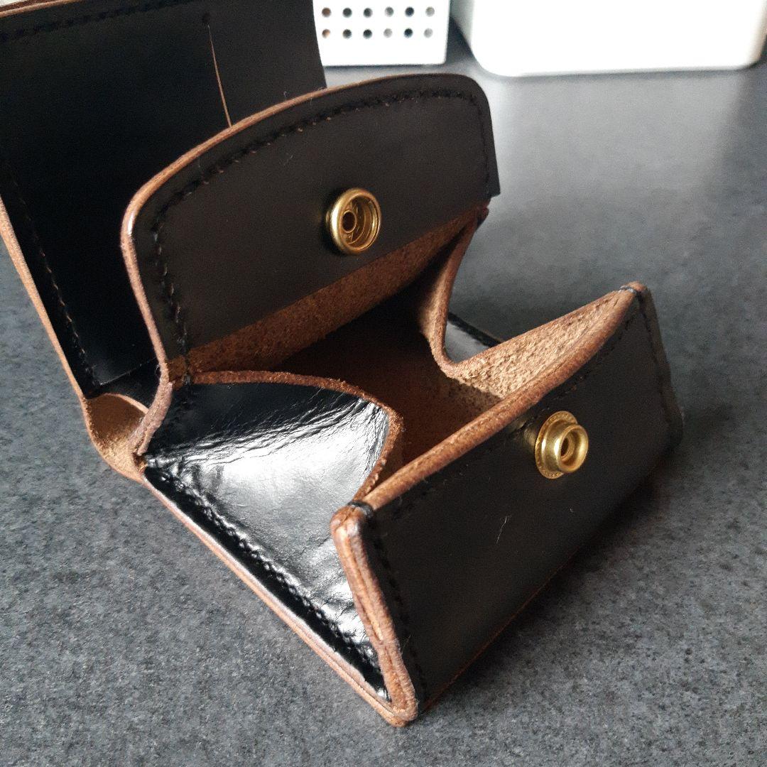 HORWEEN★クロムエクセル　二つ折り財布 ★ブラック