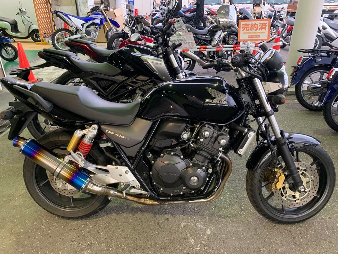 CB400SF-SB NC42 BEAMS BMS-R チタンマフラー（値下済）