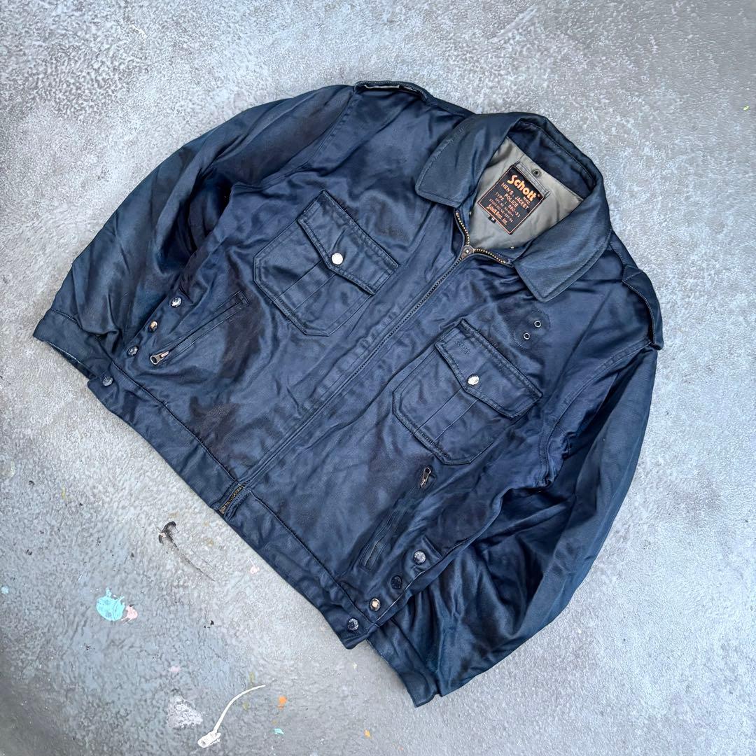 K　90s USA製 Schott Police Jacket